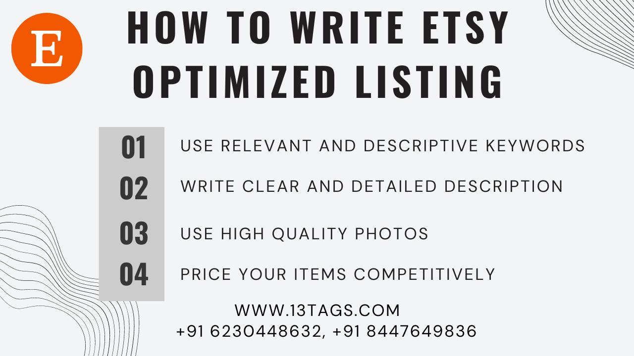 Step-By-Step Instructions for Writing Etsy-Optimized Listings in 2023: